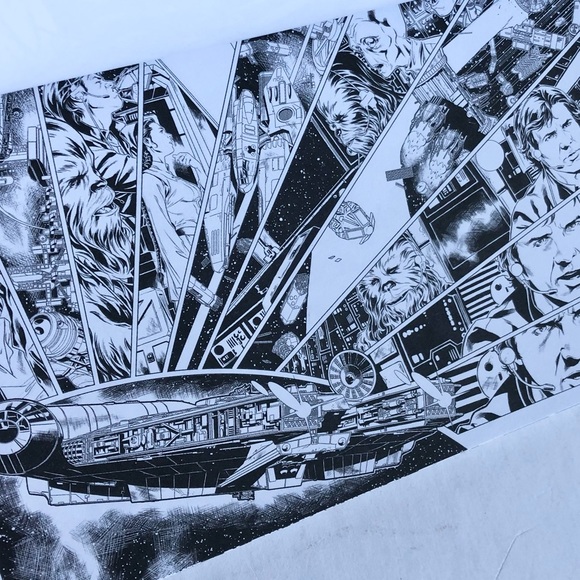 NEW Star Wars Adult Coloring Book  Marvel Disney + Mini Puzzle NEW - Picture 9 of 16